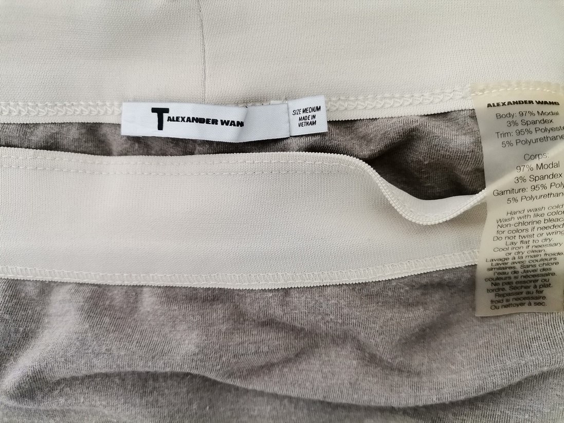 IMG_20221003_140009.jpg Alexander Wang Rozmiar M Kolor Szary Spódnica Bandażowa Do Kolan Materiał Modal