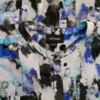 Monki Rozmiar L Kolor Niebieski Crew Neck Tunika Bluzka Bezrękawnik