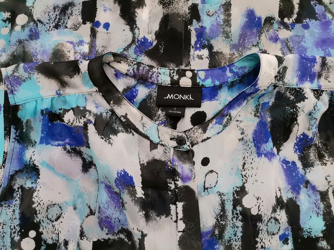 Monki Rozmiar L Kolor Niebieski Crew Neck Tunika Bluzka Bezrękawnik Monki Rozmiar L Kolor Niebieski Crew Neck Tunika Bluzka Bezrękawnik