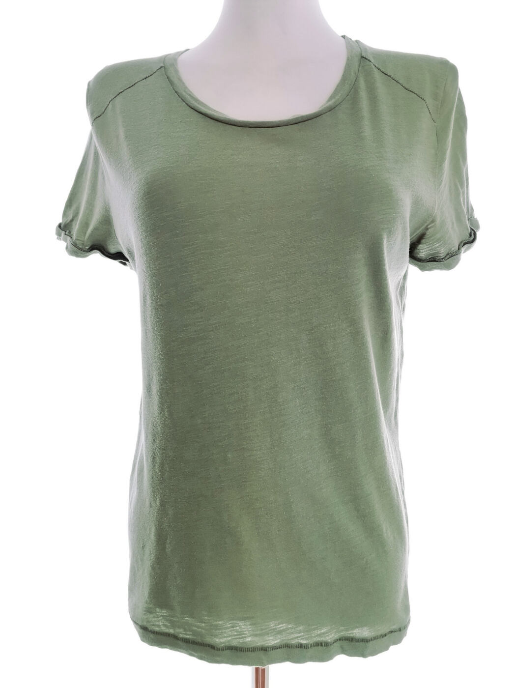 Day Birger Et Mikkelsen Rozmiar 38/40 Kolor Zielony Okrągły dekolt T-Shirt Krótki rękaw