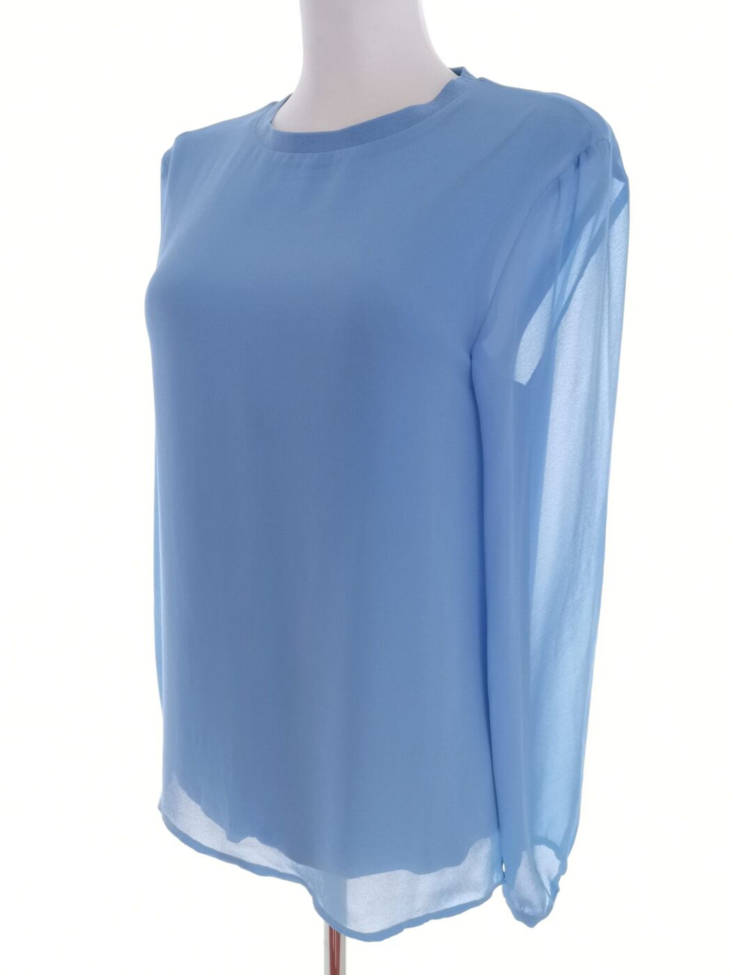IMG_20221005_111246.jpg Zara Rozmiar XS Kolor Niebieski Crew Neck Bluzka Długi rękaw