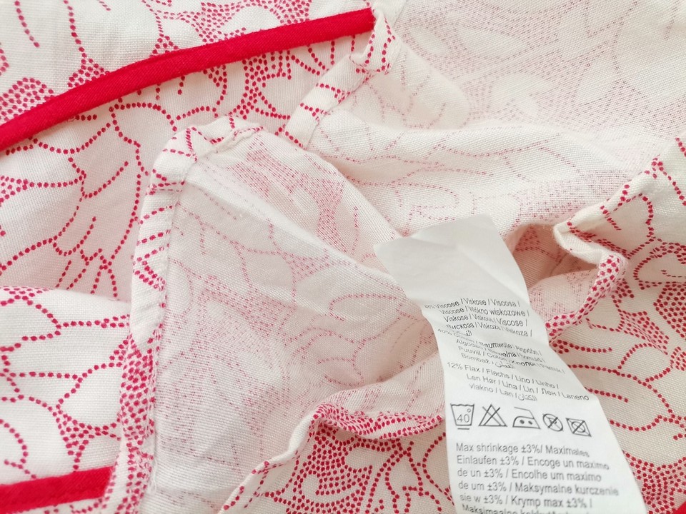 Vero moda Rozmiar 40 Kolor Czerwony A-Line Spódnica Midi Materiał Wiskoza