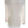 Lindex Rozmiar 36 Kolor Pudrowy Split Crew Neck Bluzka Zapinana Rękaw 3/4 Materiał Wiskoza