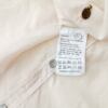 Maison scotch Rozmiar 38/40 Kolor Kremowy Okrągły dekolt Tunika Zapinana Bluzka Krótki rękaw Materiał Bawełna