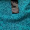 Indiska Rozmiar XS Kolor Niebieski Keyhole Crew Neck Bluzka Krótki rękaw Materiał Wiskoza 100%