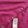 Vintage Rozmiar 26/28 (54/56) Kolor Fuksja Kołnierz Tunika Zapinana Bluzka Rękaw 3/4