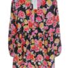 Topshop Rozmiar 8 (36) Kolor Czarny Crew Neck Bluzka Rękaw 3/4