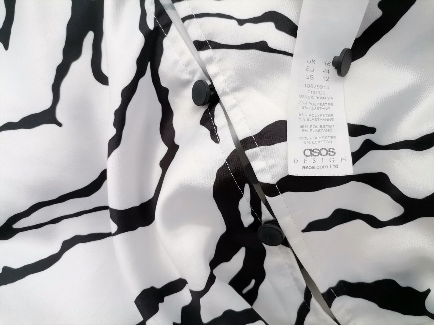 IMG_20221014_135121.jpg ASOS Rozmiar 16 (44) Kolor Perłowy Panterka Crew Neck Bluzka Długi rękaw