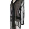 BLACKY DRESS Rozmiar 42/44 Kolor Czarny Kołnierz Tunika Zapinana Bluzka Długi rękaw