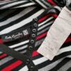 BETTY BARCLAY Rozmiar 42 Kolor Szary Pasy Split Crew Neck Bluzka Rękaw 3/4 Materiał Bawełna 100%