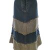 Vintage Rozmiar XXL Kolor Niebieski A-Line Spódnica Midi Materiał Bawełna 100%