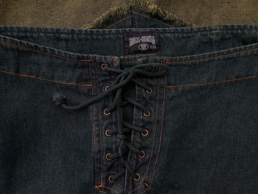 Vintage Rozmiar XXL Kolor Niebieski A-Line Spódnica Midi Materiał Bawełna 100%