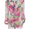 Anna Rose Rozmiar 12 (40) Kolor Zielony Split Crew Neck Bluzka Zapinana Rękaw 3/4