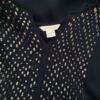 Monsoon Rozmiar 14 (42) Kolor Granatowy Split Crew Neck Tunika Bluzka Rękaw 3/4