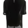 Warehouse Rozmiar L Kolor Czarny Crew Neck Bluzka Krótki rękaw