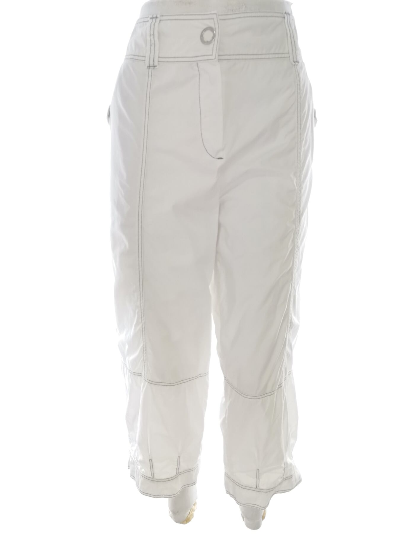 2 Biz Rozmiar XL Kolor Biały Spodnie Casual Materiał Bawełna 100%