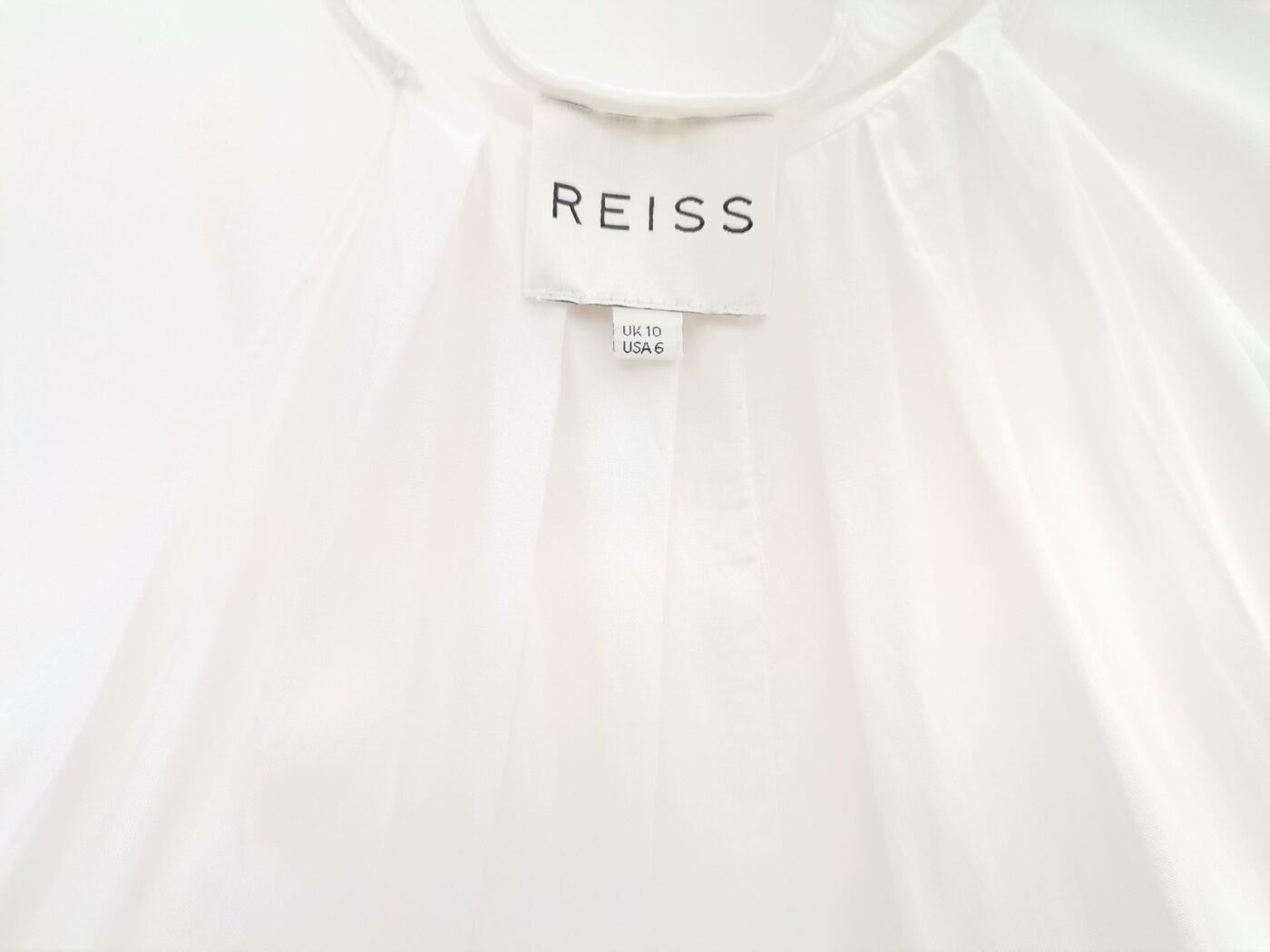 Reiss Rozmiar 10 (38) Kolor Biały Dekolt U Tunika Bluzka Bezrękawnik Materiał Wiskoza 100% Reiss Rozmiar 10 (38) Kolor Biały Dekolt U Tunika Bluzka Bezrękawnik Materiał Wiskoza 100%