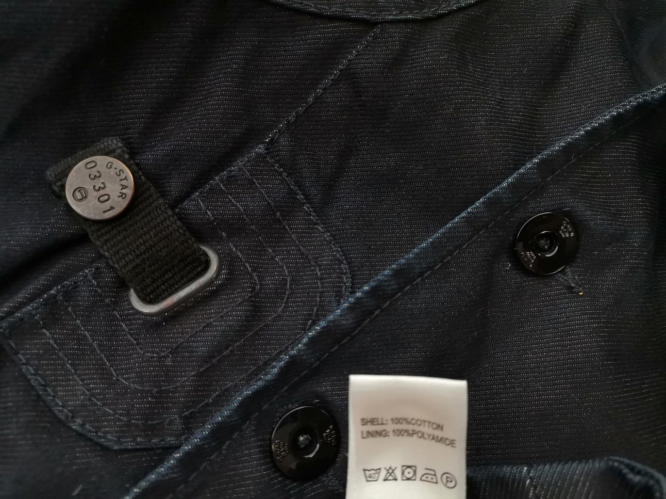 IMG_20221020_111744.jpg G-Star Raw Rozmiar S Kolor Granatowy Kurtka męska Krótki rękaw Materiał Bawełna 100%