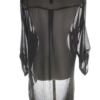 Vero moda Rozmiar XL Kolor Czarny Okrągły dekolt Tunika Bluzka Rękaw 3/4