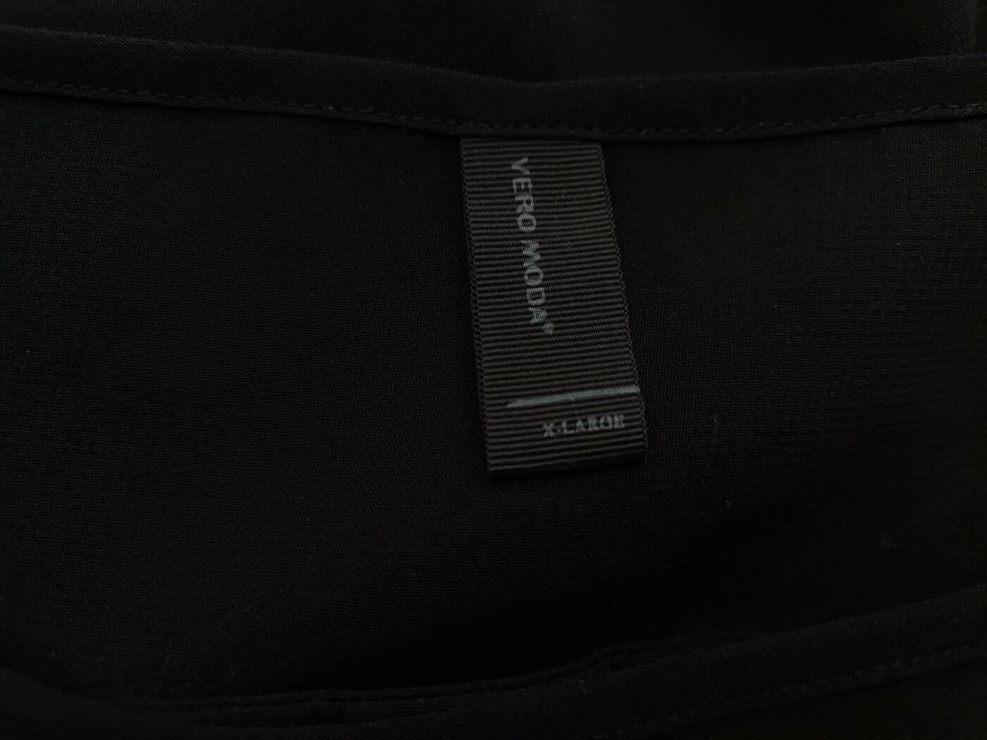 Vero moda Rozmiar XL Kolor Czarny Okrągły dekolt Tunika Bluzka Rękaw 3/4 Vero moda Rozmiar XL Kolor Czarny Okrągły dekolt Tunika Bluzka Rękaw 3/4