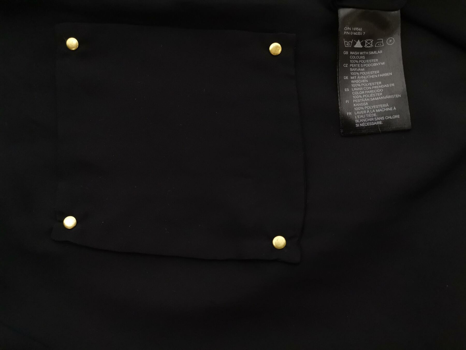 IMG_20221020_141342.jpg H&m Rozmiar 38 Kolor Czarny Kołnierz Koszula Zapinana Bluzka Długi rękaw