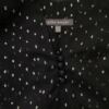 Laura ashley Rozmiar 10 (36) Kolor Czarny Grochy Split Crew Neck Tunika Bluzka Długi rękaw