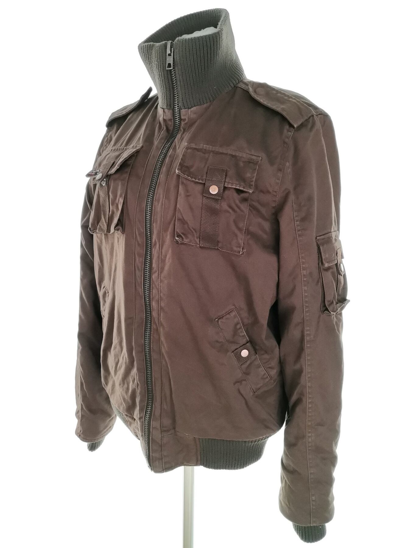 IMG_20221024_124133.jpg Jack & jones Rozmiar M Kolor Brązowy Kurtka męska Długi rękaw Materiał Bawełna 100%