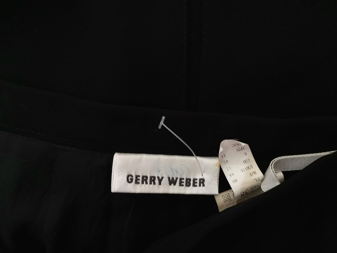 IMG_20221026_105006.jpg Gerry weber Rozmiar 38 Kolor Czarny Spódnica Prosta i Ołówkowa Midi