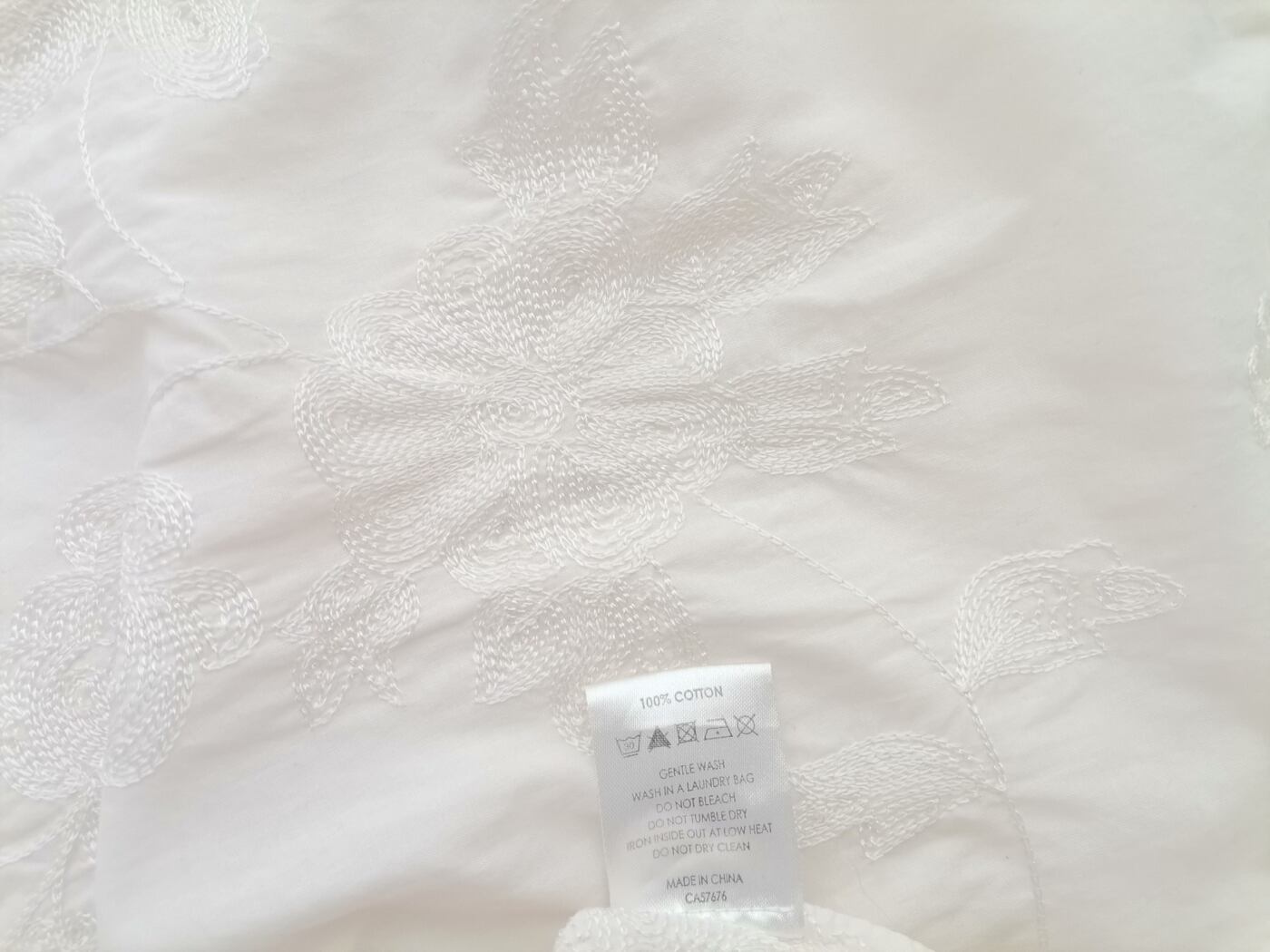 DEA KUDIBAL Rozmiar XL Kolor Kremowy Keyhole Crew Neck Bluzka Długi rękaw Materiał Bawełna 100%
