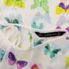 Zara TRF Rozmiar L Kolor Kremowy Panterka Crew Neck Bluzka Krótki rękaw