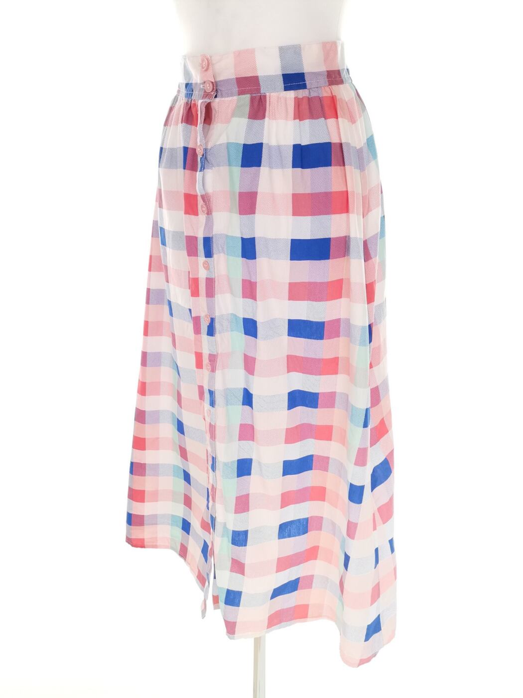 IMG_20221027_114146.jpg ASOS Rozmiar 6 (34) Kolor Niebieski Krata Spódnica Maxi Długa Materiał Bawełna 100%