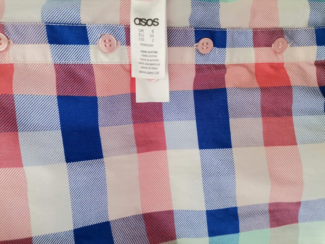 IMG_20221027_114312.jpg ASOS Rozmiar 6 (34) Kolor Niebieski Krata Spódnica Maxi Długa Materiał Bawełna 100%