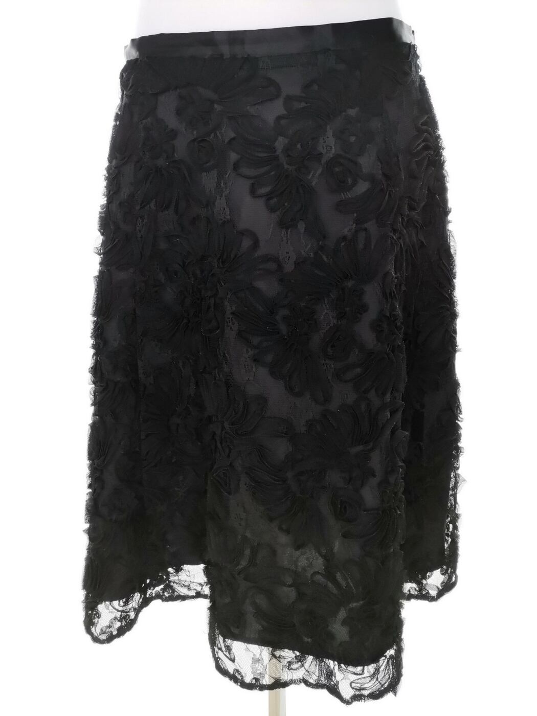 Laura ashley Rozmiar 12 (38) Kolor Czarny A-Line Spódnica Midi