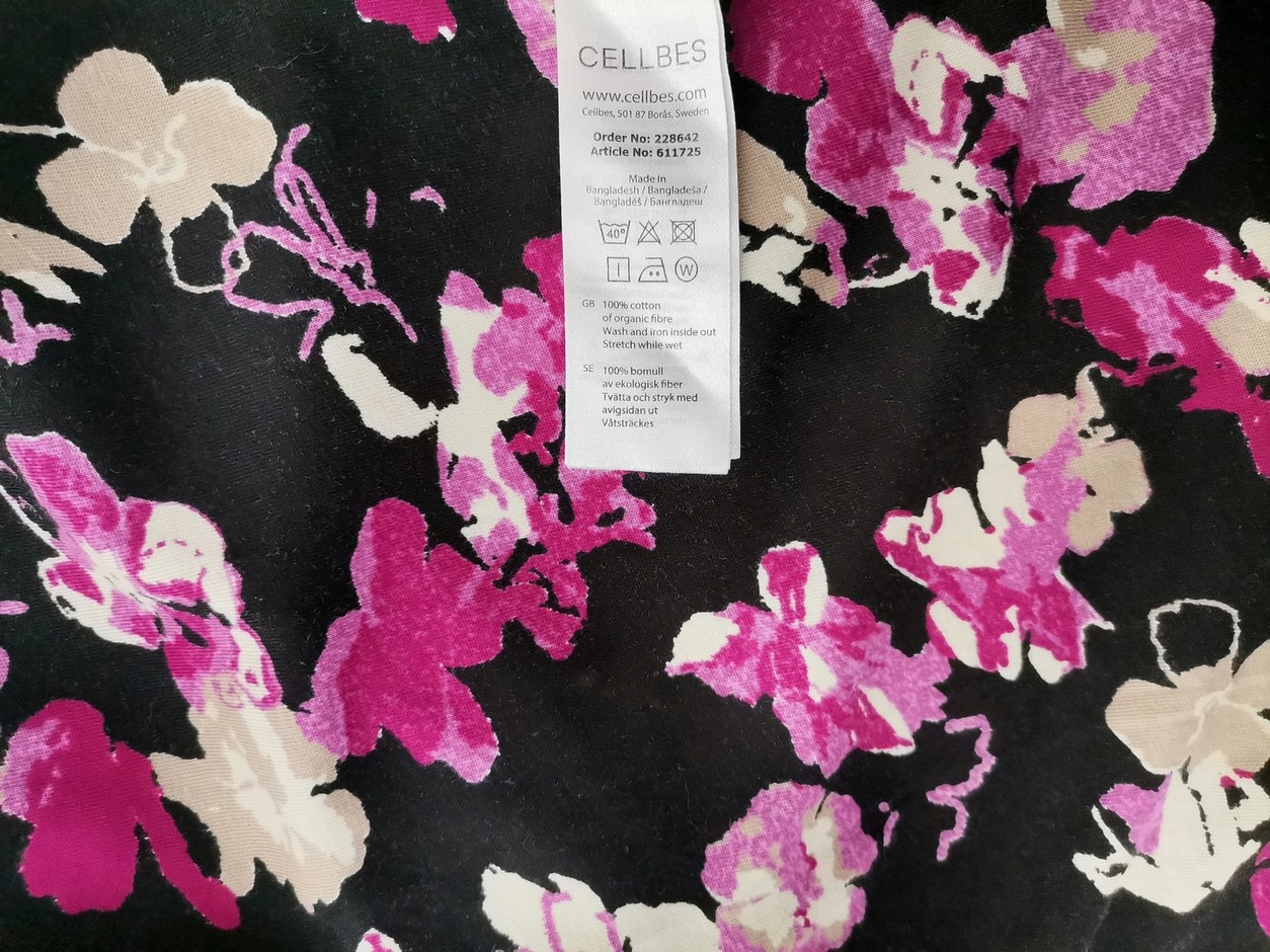 CELLBES Rozmiar 54/56 Kolor Czarny Okrągły dekolt Tunika Bluzka Rękaw 3/4 Materiał Organiczna Bawełna 100% CELLBES Rozmiar 54/56 Kolor Czarny Okrągły dekolt Tunika Bluzka Rękaw 3/4 Materiał Organiczna Bawełna 100%