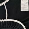 Vintage Rozmiar L Kolor Czarny Kwadratowy dekolt Bluzka Krótki rękaw Materiał Wiskoza
