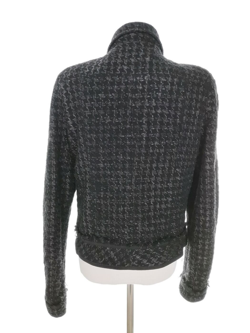 IMG_20221104_140753.jpg Kate Moss topshop Rozmiar 16 (44) Kolor Czarny Kurtka Długi rękaw Materiał Wełna