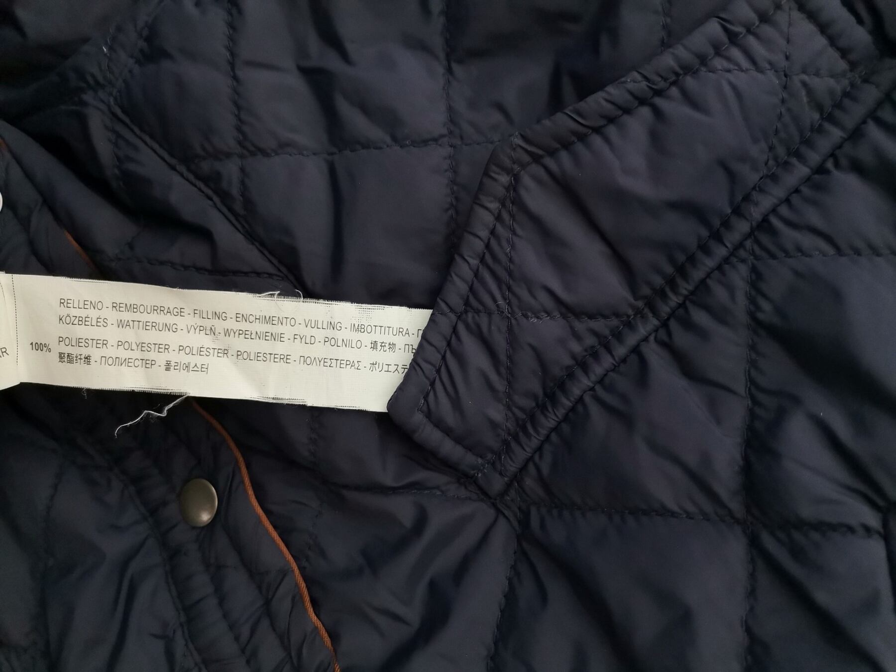 Zara Rozmiar XXL Kolor Granatowy Kurtka męska Długi rękaw