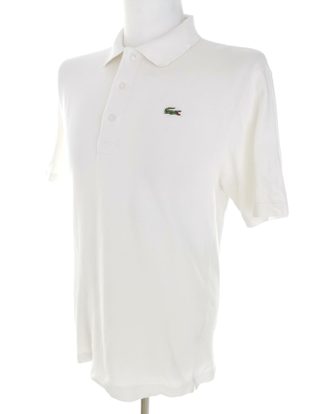 IMG_20221108_125601.jpg Lacoste Rozmiar 4 (XL) Kolor Biały Kołnierz Męska Koszula Polo Krótki rękaw Materiał Bawełna 100%