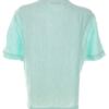 ORVIS Rozmiar M Kolor Niebieski Crew Neck Bluzka Zapinana Krótki rękaw Materiał Len 100%