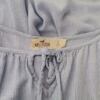 Hollister Rozmiar L Kolor Niebieski Pasy Keyhole Crew Neck Bluzka Długi rękaw Materiał Wiskoza 100%