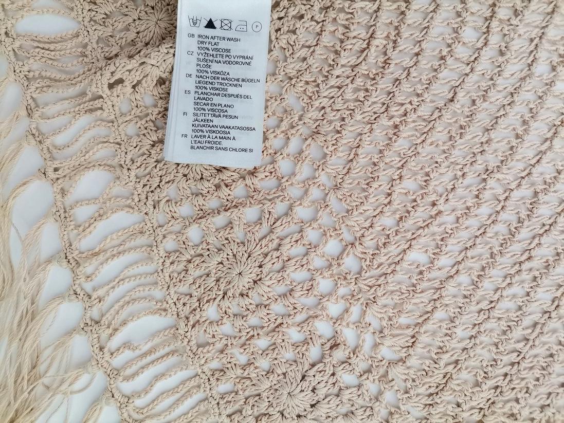 IMG_20221109_111455_r1.jpg H&m Rozmiar S Kolor Beżowy Kamizelka Kardigan Bezrękawnik Materiał Wiskoza 100%