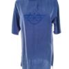 Gerry weber Rozmiar 36 Kolor Niebieski Crew Neck Tunika Bluzka Krótki rękaw