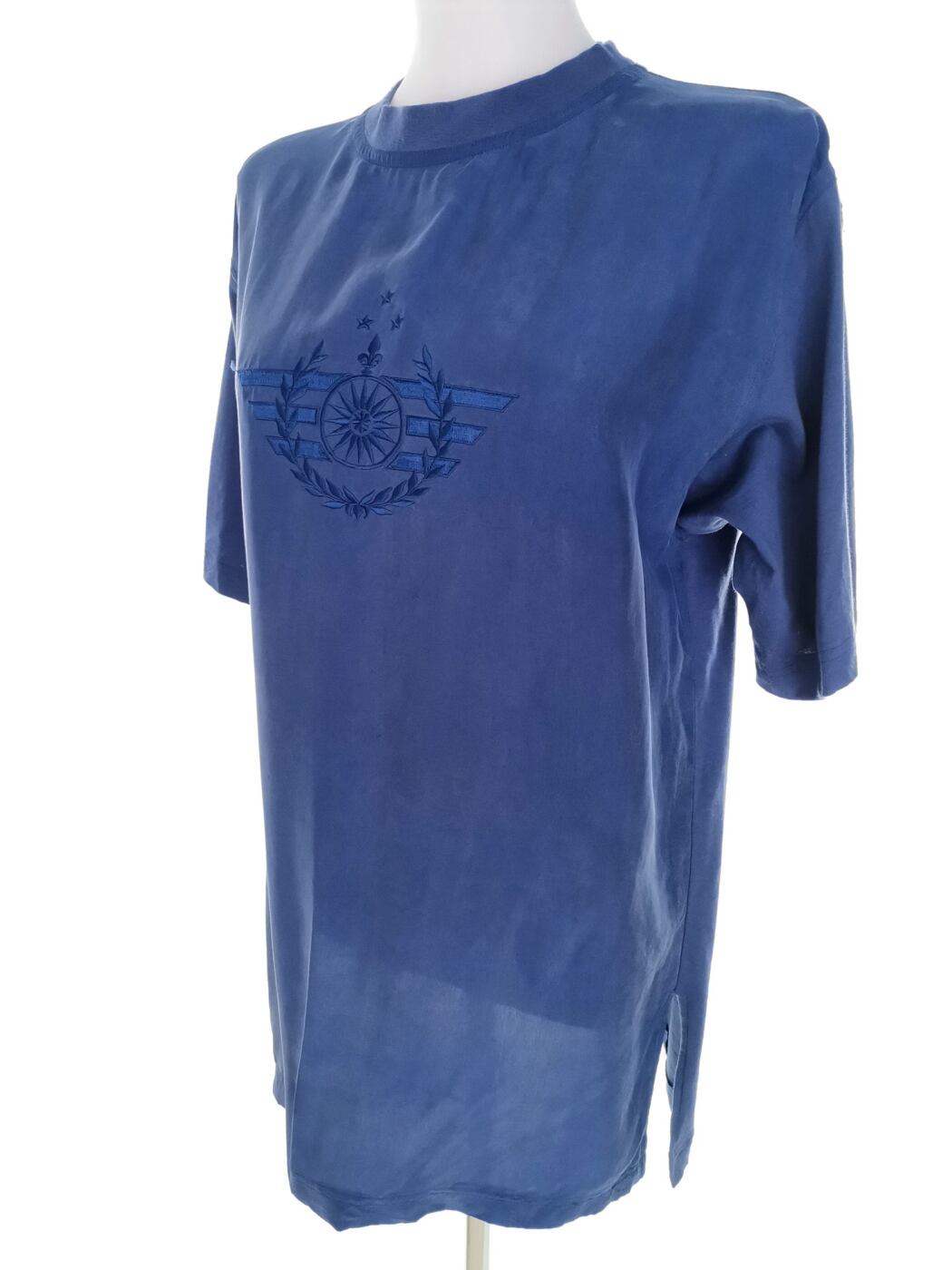 Gerry weber Rozmiar 36 Kolor Niebieski Crew Neck Tunika Bluzka Krótki rękaw Gerry weber Rozmiar 36 Kolor Niebieski Crew Neck Tunika Bluzka Krótki rękaw