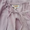 Josie Rozmiar 38/40 Kolor Lawendowy Keyhole Crew Neck Bluzka Długi rękaw Materiał Bawełna 100%
