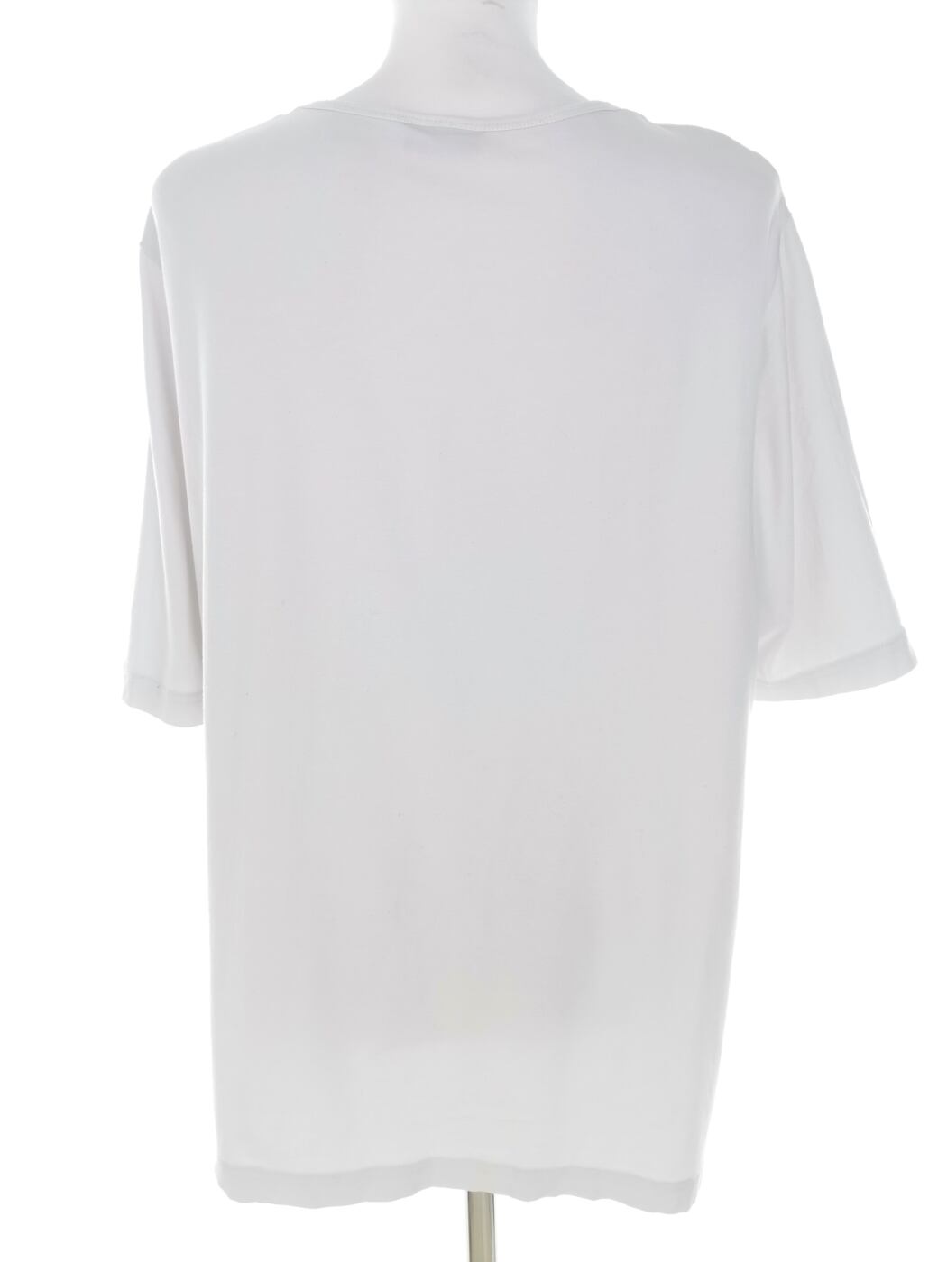 IMG_20221115_112329.jpg Gerry weber Rozmiar 50/52 Kolor Biały Okrągły dekolt T-Shirt Krótki rękaw