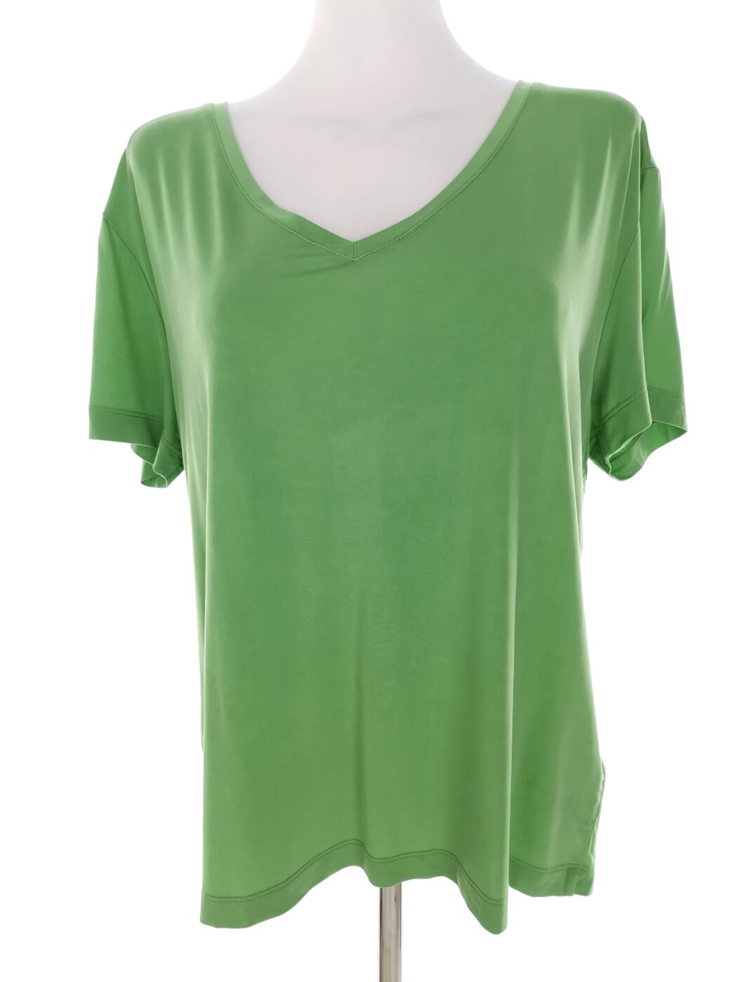 Rozmiar S Kolor Zielony W serek T-Shirt Krótki rękaw Materiał Cupro