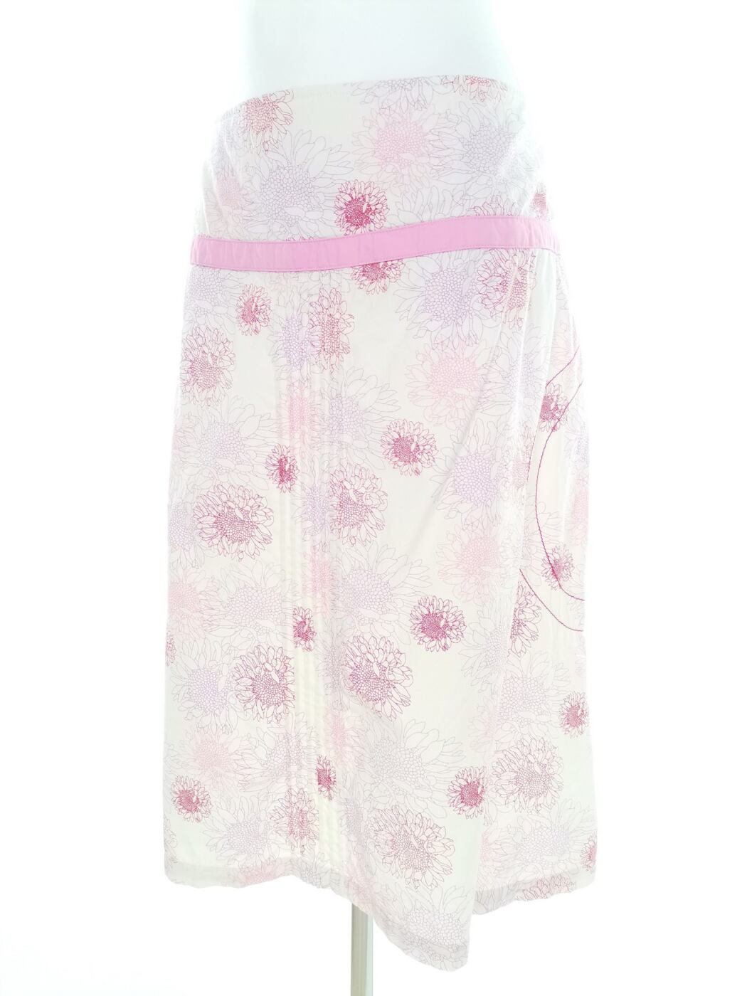 Simple wish Rozmiar 44 Kolor Kremowy A-Line Spódnica Midi Materiał Bawełna 100%