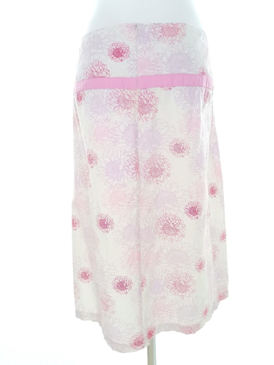 Simple wish Rozmiar 44 Kolor Kremowy A-Line Spódnica Midi Materiał Bawełna 100%