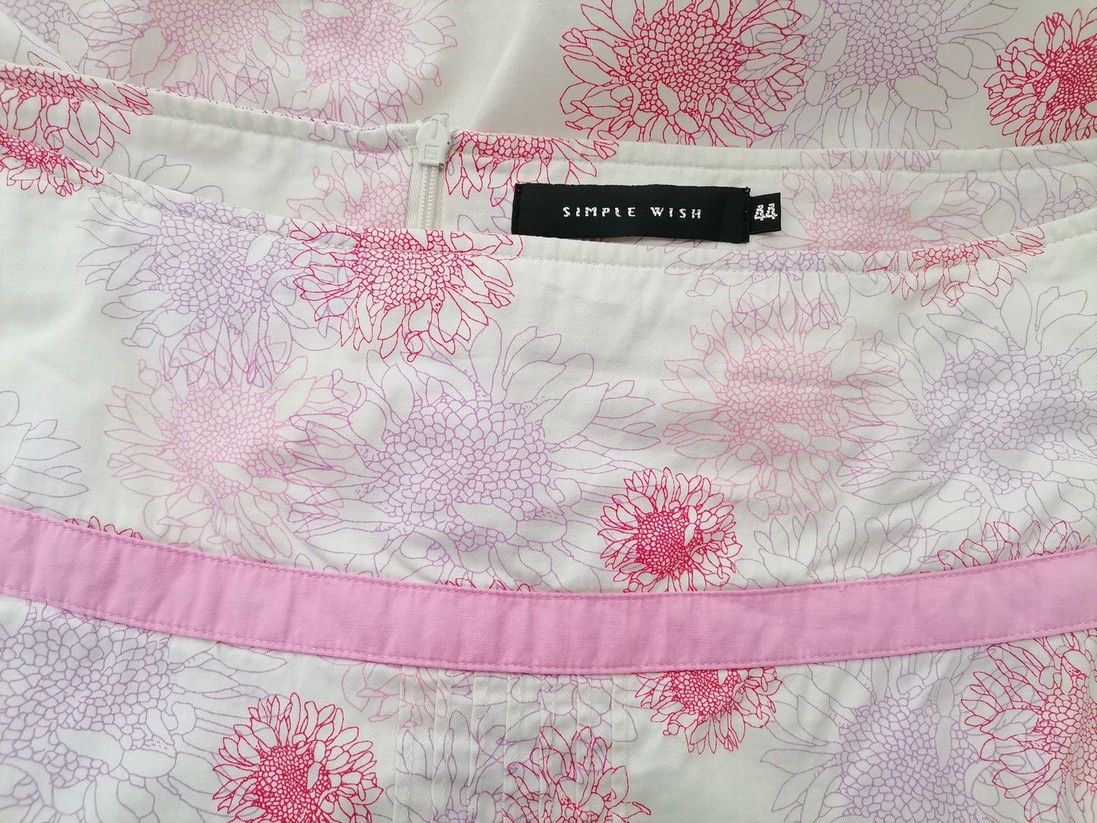 Simple wish Rozmiar 44 Kolor Kremowy A-Line Spódnica Midi Materiał Bawełna 100%