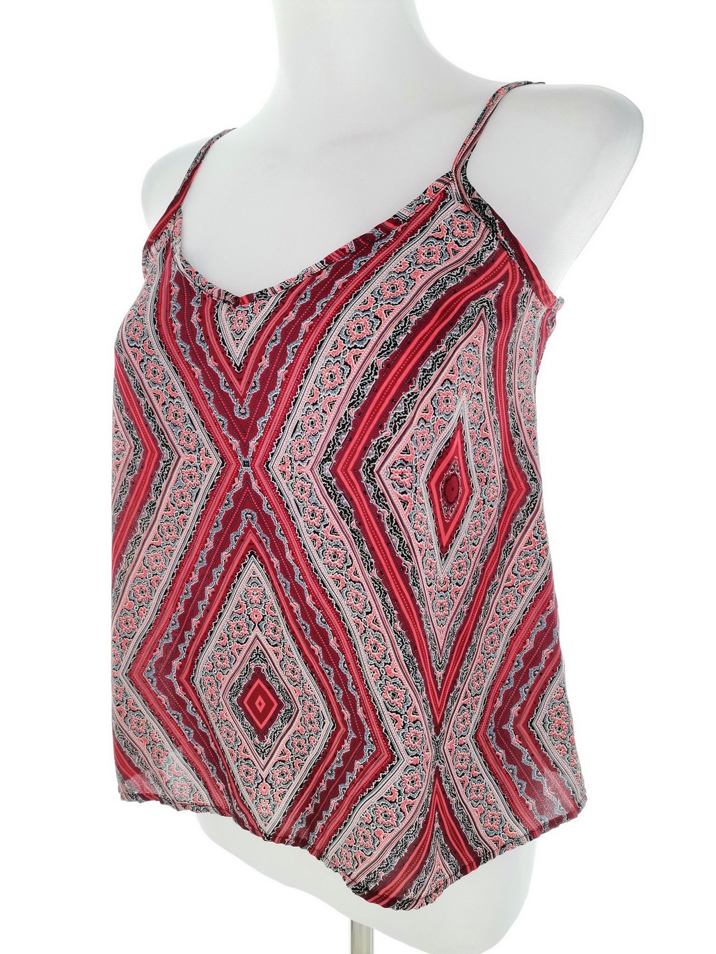 IMG_20221122_104818.jpg Hollister Rozmiar S Kolor Purpurowy W serek Bluzka Bezrękawnik